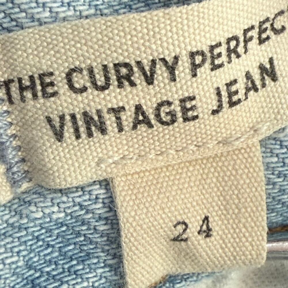 Madewell The Curvy Perfect Vintage Jean High Rise Light Blue Women 24 Denim - Picture 4 of 10